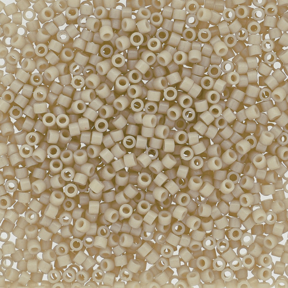 11/0 Delica Duracoat Opaque Off White Approximately 7.2Gm/Tb