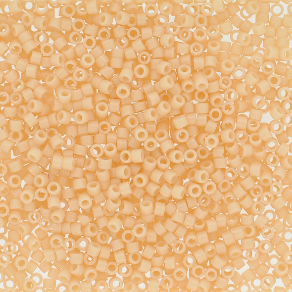 11/0 Delica Duracoat Opaque French Vanilla Approximately 7.2Gm/Tb