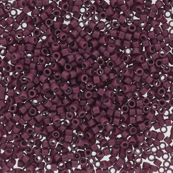 11/0 Delica Duracoat Opaque Grape Purple Approximately 7.2Gm/Tb
