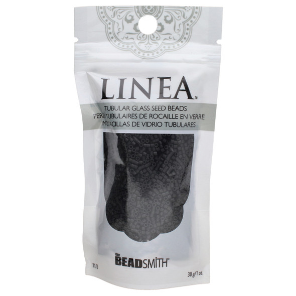 11/0 Linea Beads 051 Black Matte - 30 gram bag