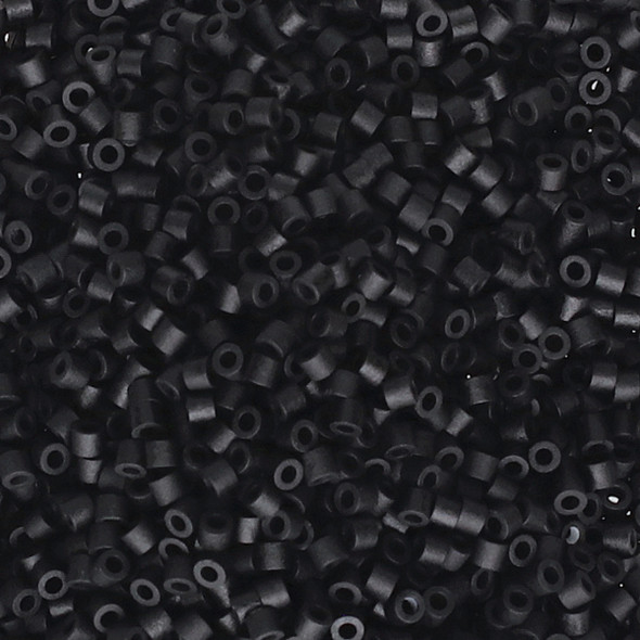 11/0 Linea Beads 051 Black Matte - 30 gram bag