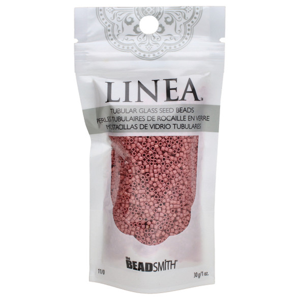 11/0 Linea Beads 022 Satin Mauve - 30 gram bag