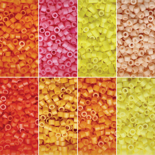11/0 Linea Beads Mix Sunny Days - 8 colors, 6 grams each