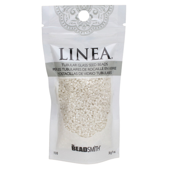 11/0 Linea Beads 013 Pearl - 30 gram bag