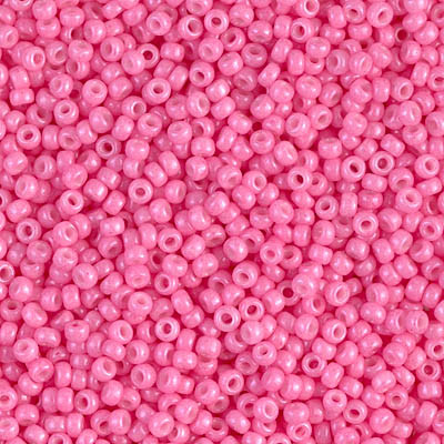 Miyuki 11/0 Seed Beads Dyed Opaque Pink