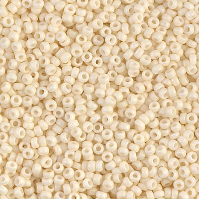 Miyuki 11/0 Seed Beads Matte Opaque Cream