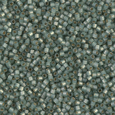 11/0 Delica Bead Silver Lined Duracoat Semi-Frosted Laurel