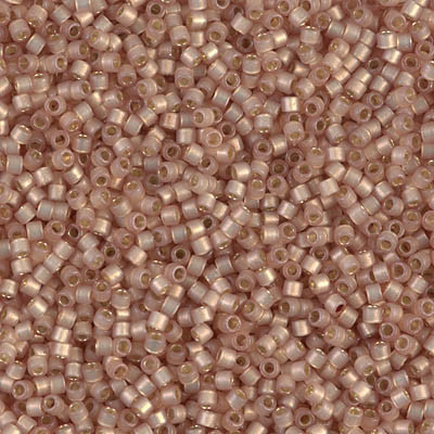 11/0 Delica Bead Silver Lined Duracoat Semi-Frosted Mica