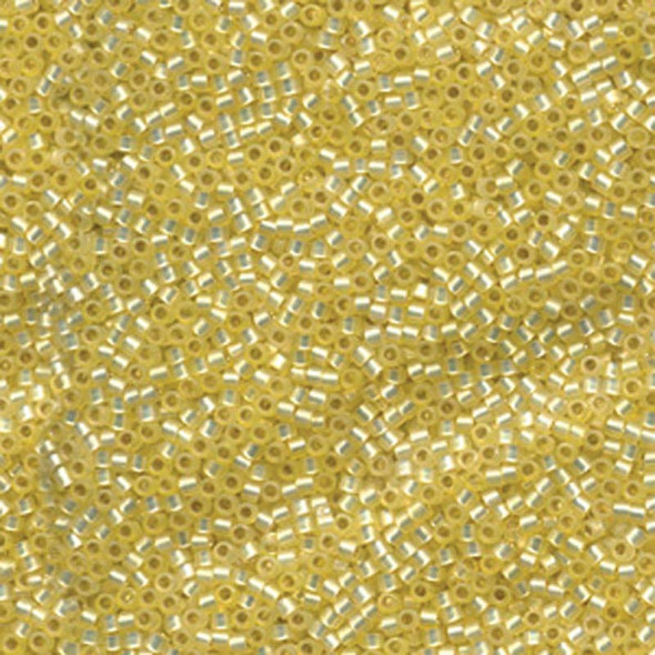 11/0 Delica Bead Silver Lined Light Yellow Alabaster Dyed