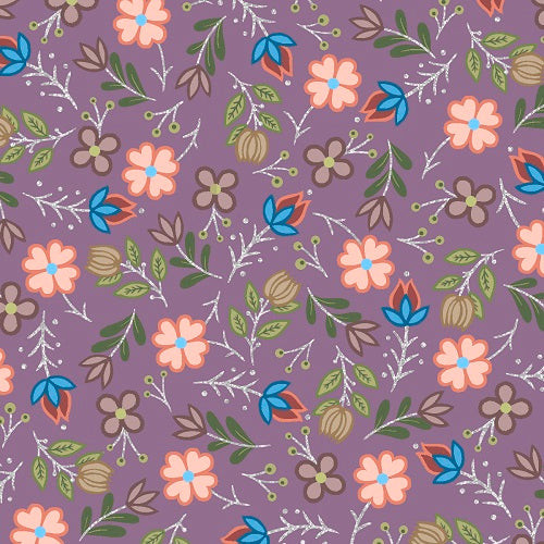SG7 Purple - 100% Cotton Fabric