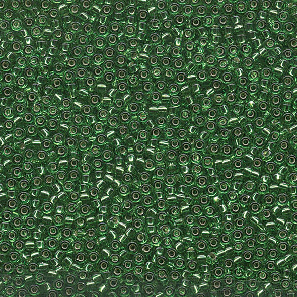 Miyuki 11/0 Seed Beads Silver Lined Light Green