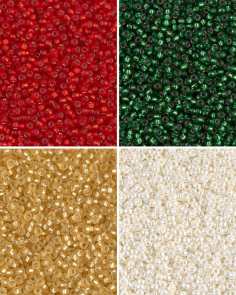 Miyuki 11/0 Seed Bead Christmas Classics Set