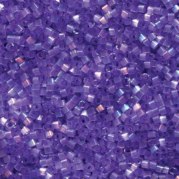 11/0 Delica Beads Silk Inside Dyed Lilac AB