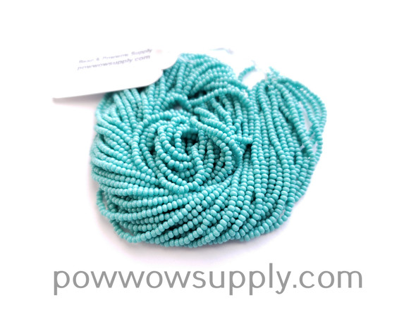 10/0 Seed Beads Opaque Green Turquoise 10/0 Seed Beads Opaque Green Turquoise