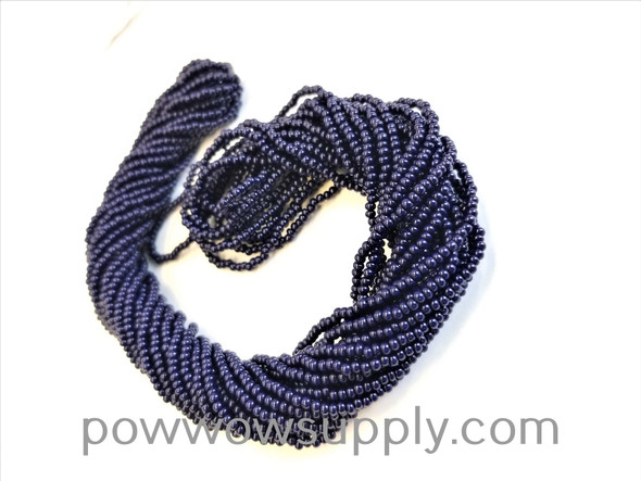 10/0 Seed Beads Opaque Dark Navy