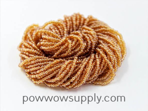 11/0 Seed Beads Transparent Luster Topaz