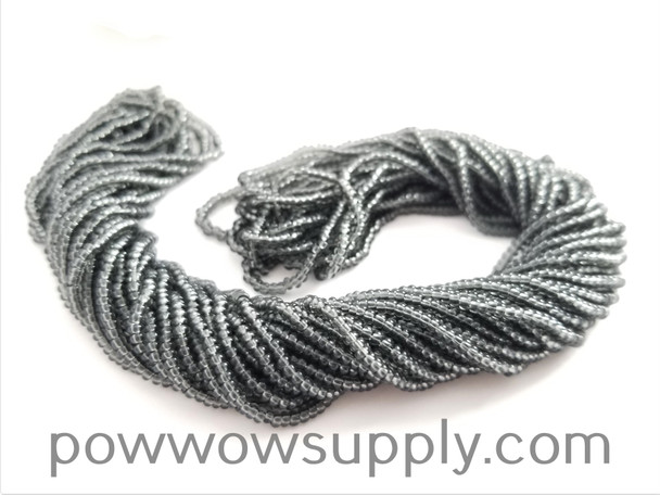 13/0 Seed Beads Transparent Grey