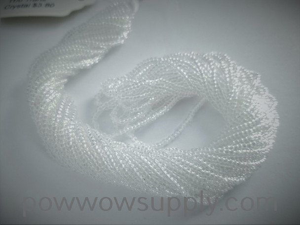 11/0 Seed Beads Transparent Crystal