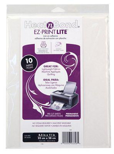 HeatnBond EZ Print Lite-8.5x11