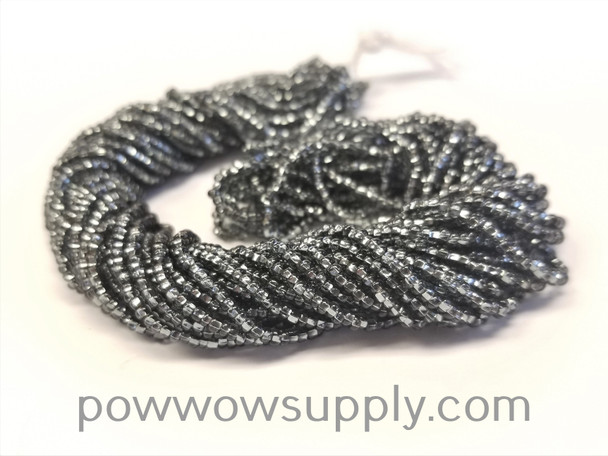 10/0 Seed Beads Silver Lined Grey