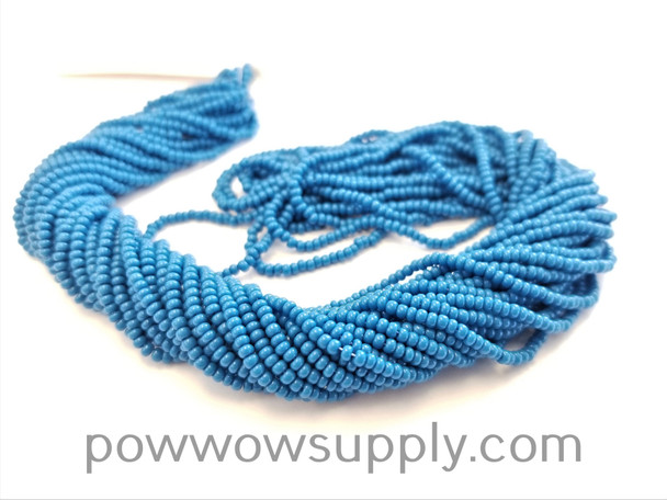 11/0 Seed Beads Opaque Teal Blue