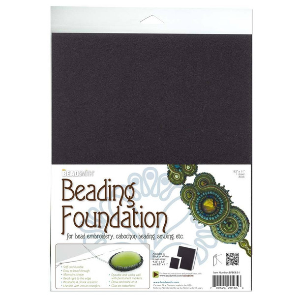 Beading Foundation 8.5x11 Black