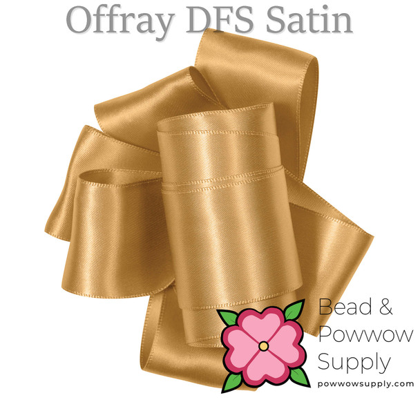 Offray 1 1/2" x 150' DFS Old Gold