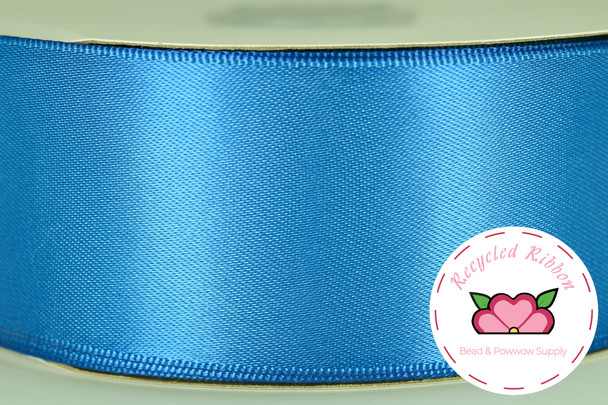 Recycled Ribbon 1 1/2" x 150' Snow Cone Blue