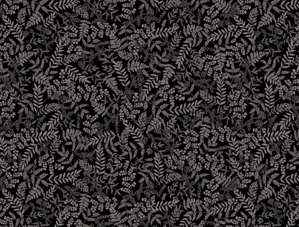 Fern Garden Black/Gray