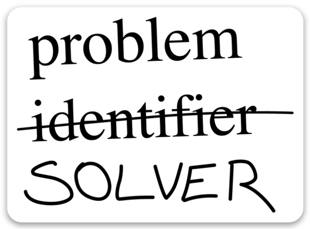 problem solver sticker