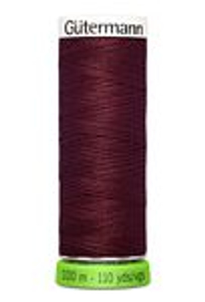 Gutermann Recycled Sew All rPET Thread Sew All Thread 100m 369 Burgundy