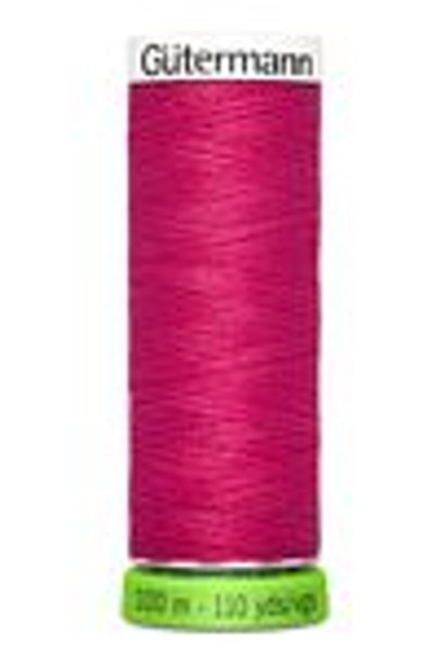 Gutermann Recycled Sew All rPET Thread Sew All Thread 100m 382 Raspberry