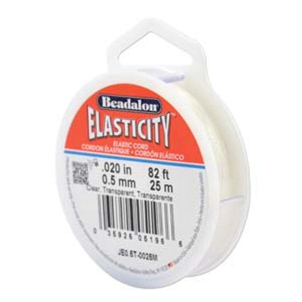 Elasticity 0.5mm Clear 25 Meters