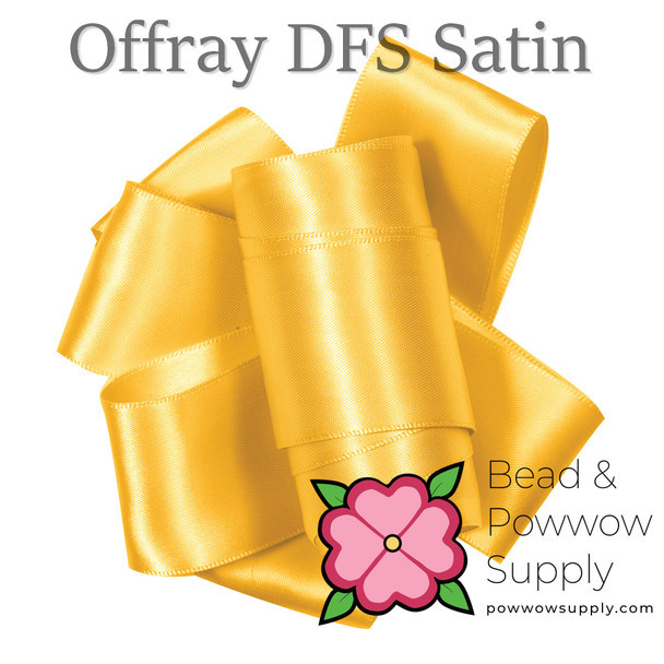 Offray 7/8"  DFS Yellow Gold - Yard