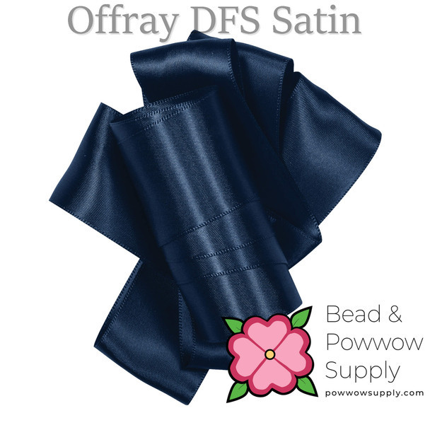 Offray 7/8"  DFS Navy - Yard