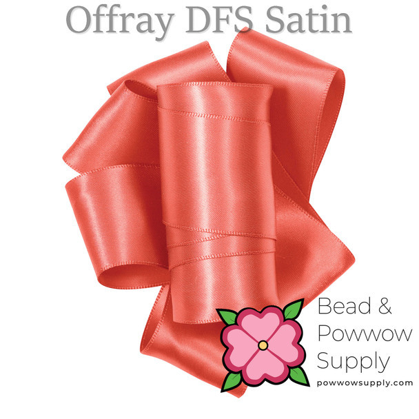 Offray 7/8"  DFS Living Coral - Yard