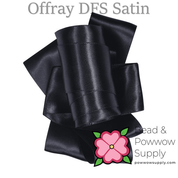 Offray 1 1/2" DFS Black - Yard