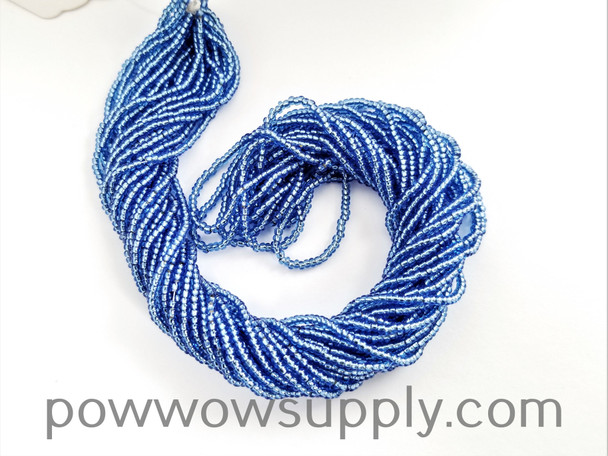 11/0 Seed Beads Silver Lined Light Sapphire