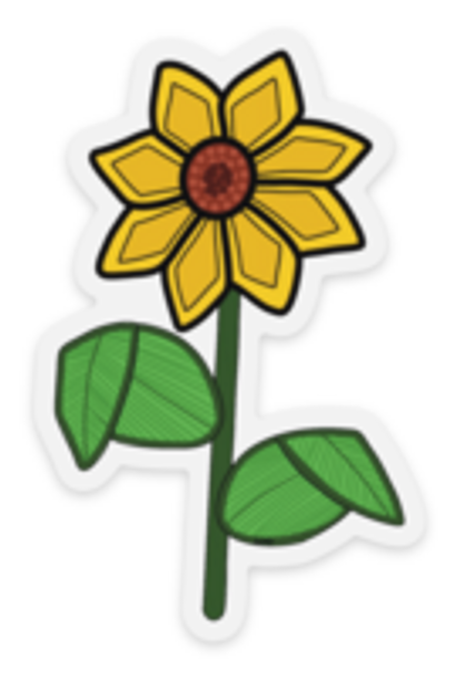 CW Floral 5 Sticker