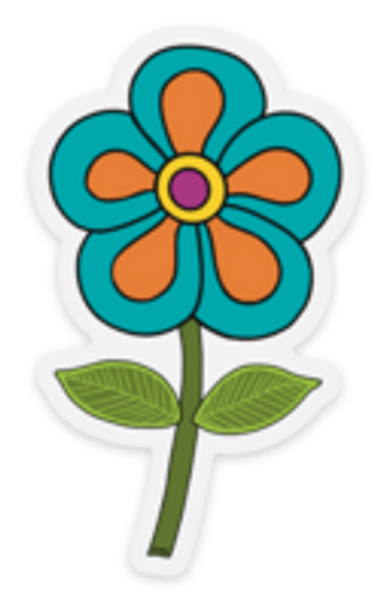 CW Floral 3 Sticker