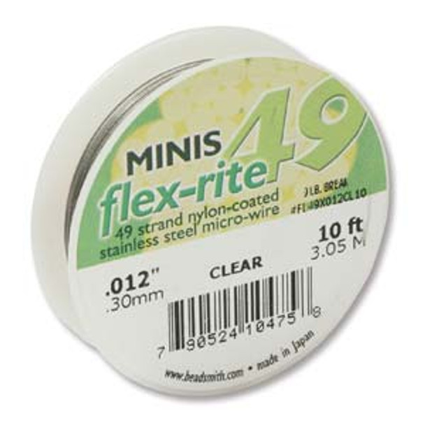 FLEXRITE 49 STRAND 0.012 CLEAR - 10 FT