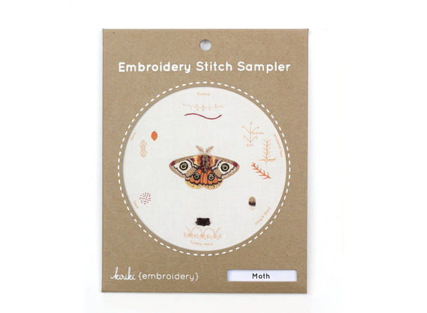 Kiriki Press - Moth - Embroidery Stitch Sampler