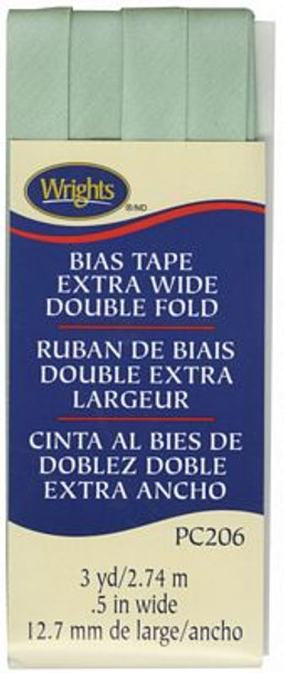 Bias Tape ExtraWide Double Fold Sea Foam