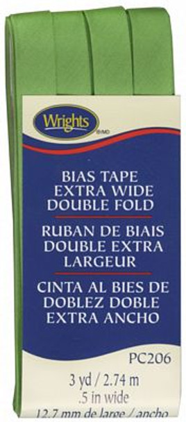 Bias Tape ExtraWide Double Fold Kiwi 206 1136   