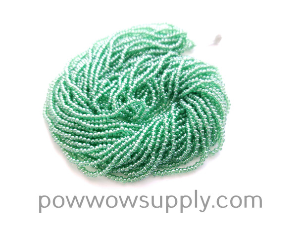 11/0 Seed Beads Transparent Luster Pale Green