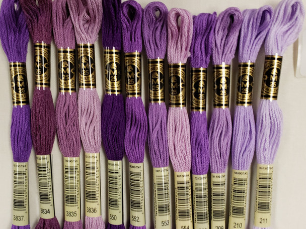 DMC Embroidery Floss Wisteria Set (12 skeins)