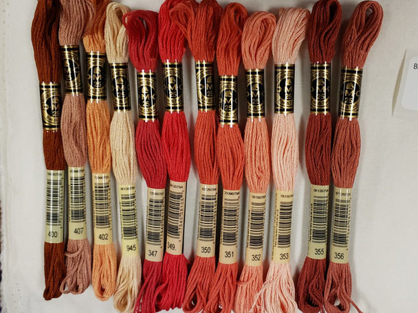 DMC Embroidery Floss Rust Set (12 skeins)