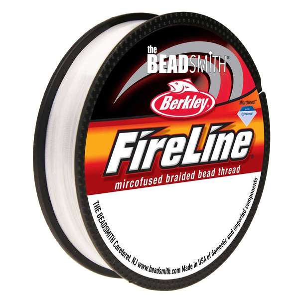 4 LB FIRELINE CRYSTAL .005 IN/.12MM DIA 125 Yard Spool