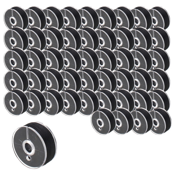 Nyline Black Size O (.30MM) 115 Yard Bobbin - Box of 50 Bobbins