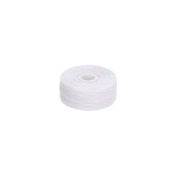 Nyline White Size D (.30MM) 64 Yard Bobbin